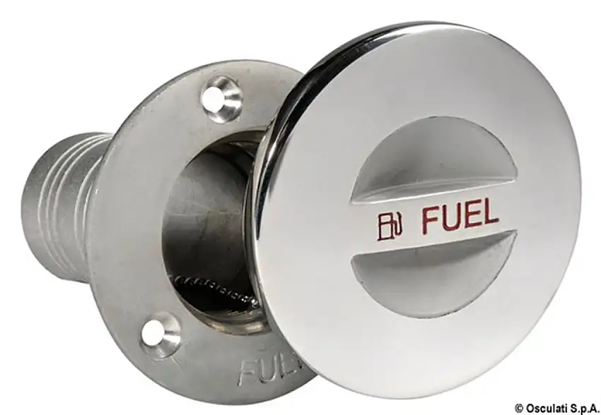 Tappo inox a filo Fuel 38 mm