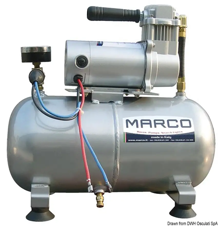 Compressore per trombe 24 V