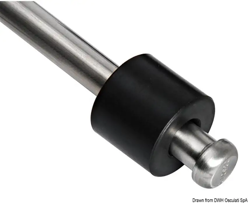 Galleggiante verticale 100 cm inox 240/33 Ohm