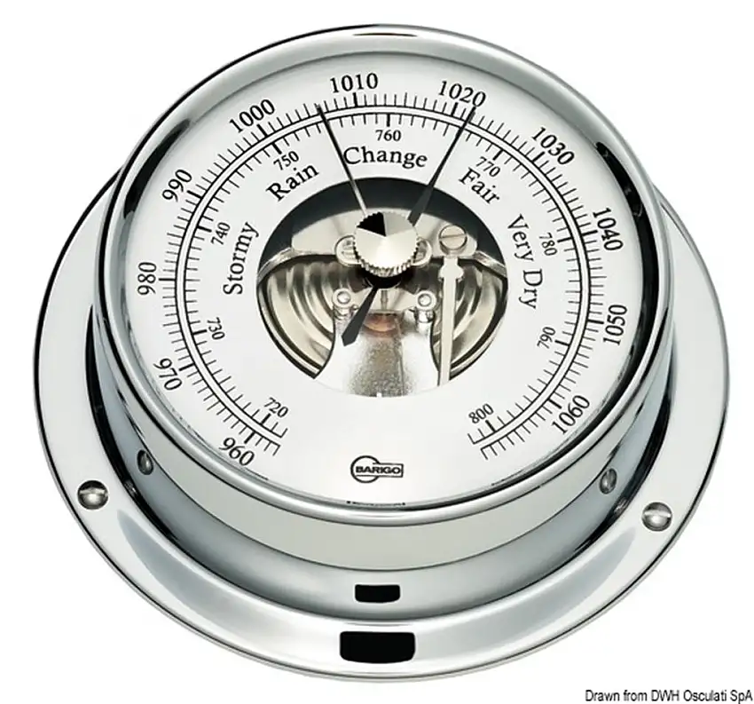 Barometro Barigo Tempo S cromato