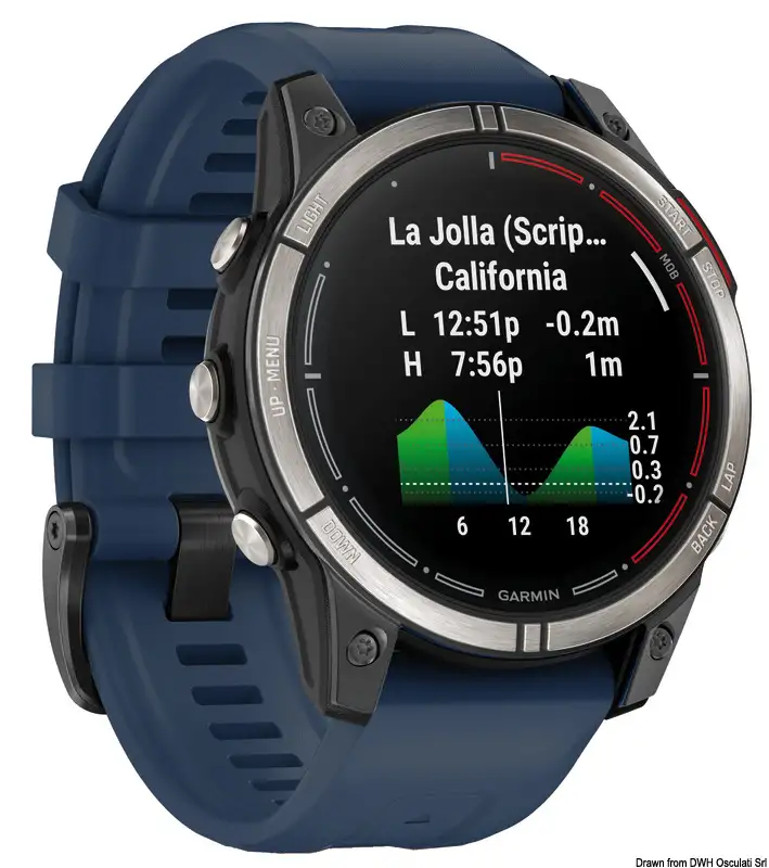 29.074.15 Orologio Garmin GPS Quatix 7 Pro Amoled Osculati