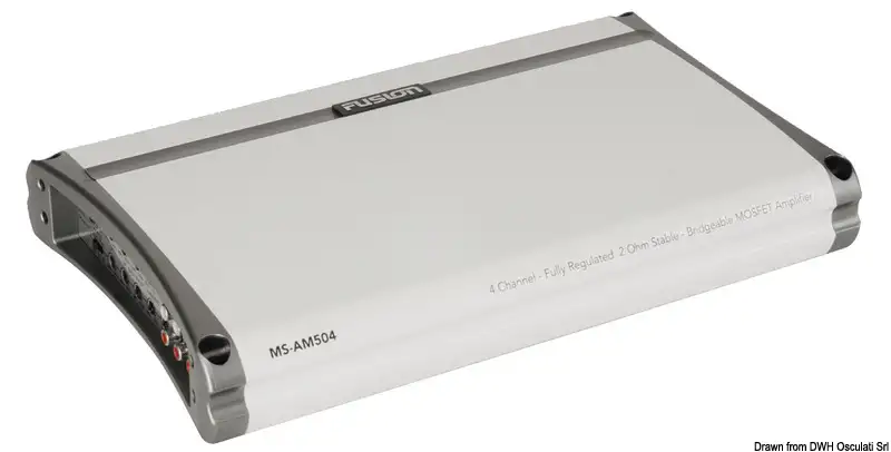 29.842.02 MS-AM504 Amplificatore 500 W 4 canali Classe AB Osculati