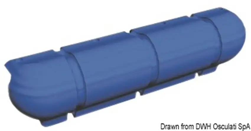 Protezione per pontile 900 mm blu