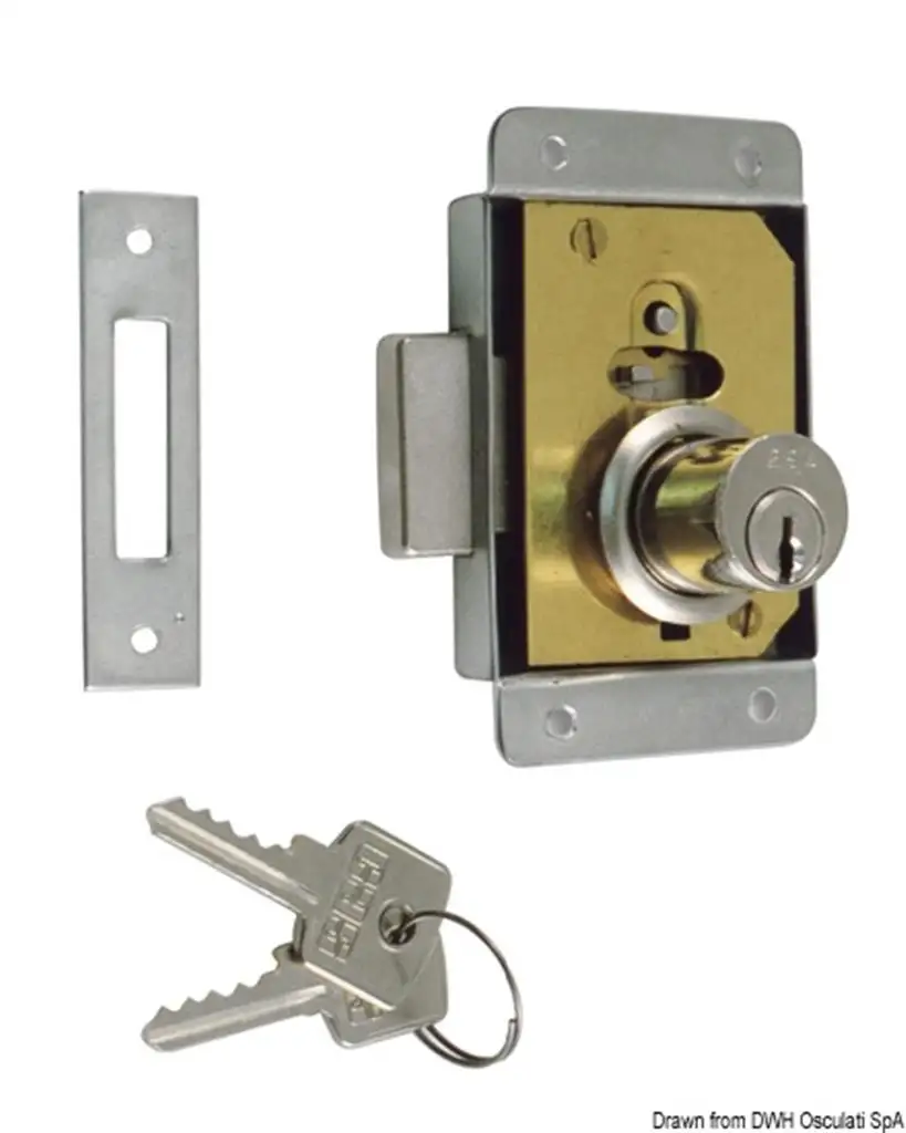 Serratura Yale 83x52 mm destra