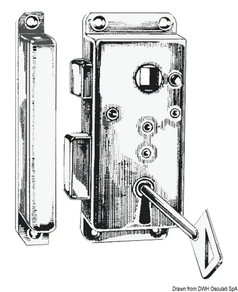 Serratura DI int. 110x45