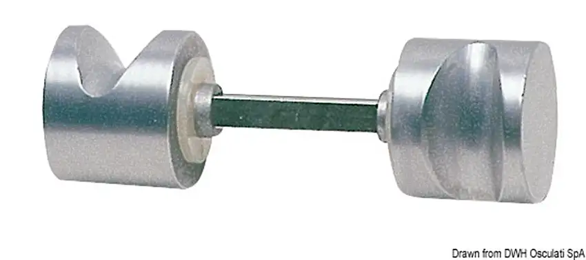 Maniglia doppio pomolo 40mm
