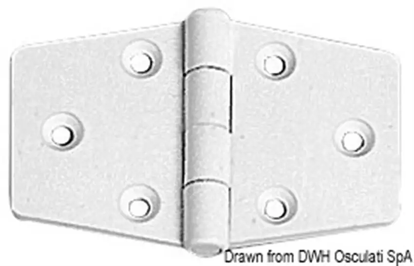 Cerniera nylon mm 98x65 bianca