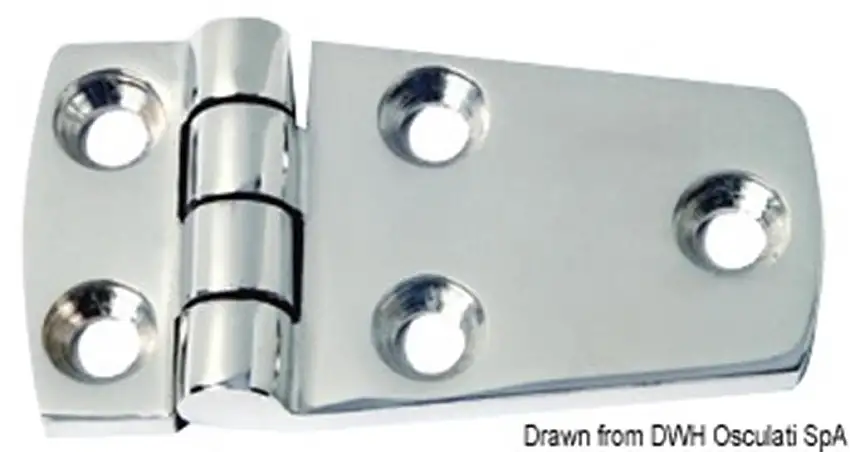 Cerniera inox mm 74x39