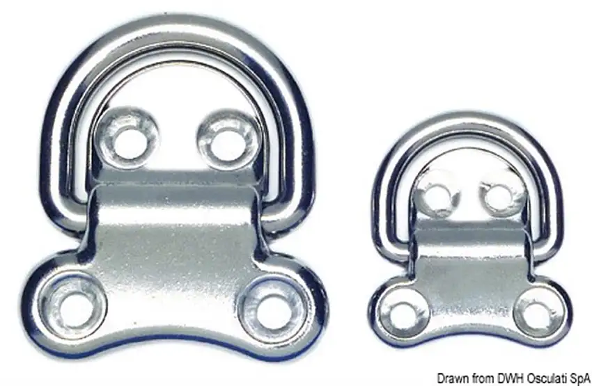 Base con anello 45x45 mm