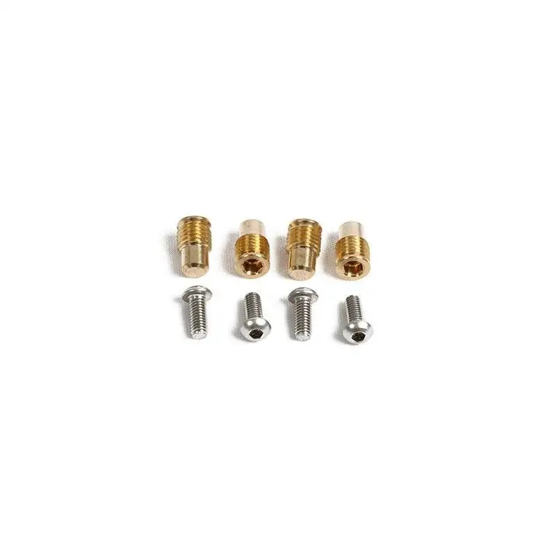 4 INSERTI IN OTTONE IMPERMEABILE M8 + VITI