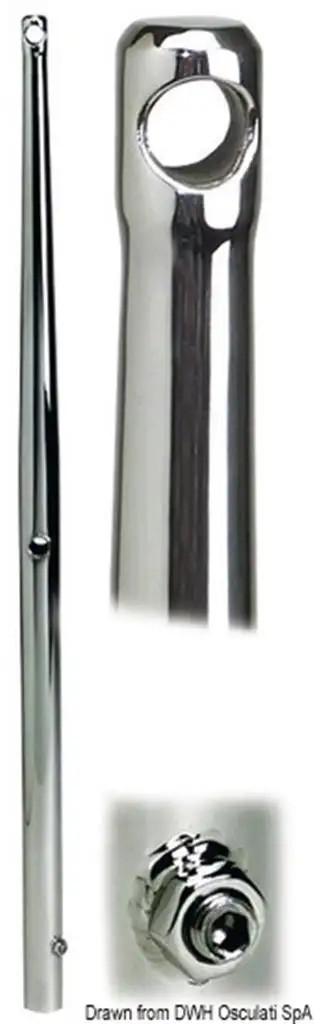 Candeliere inox 625 mm