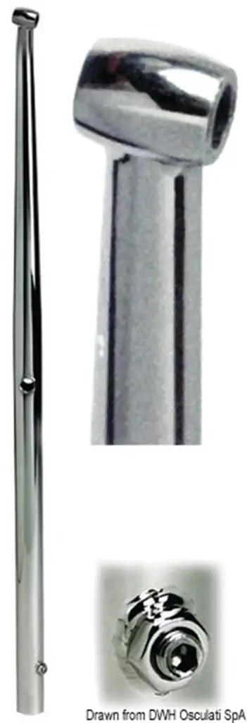 Candeliere inox 740 mm