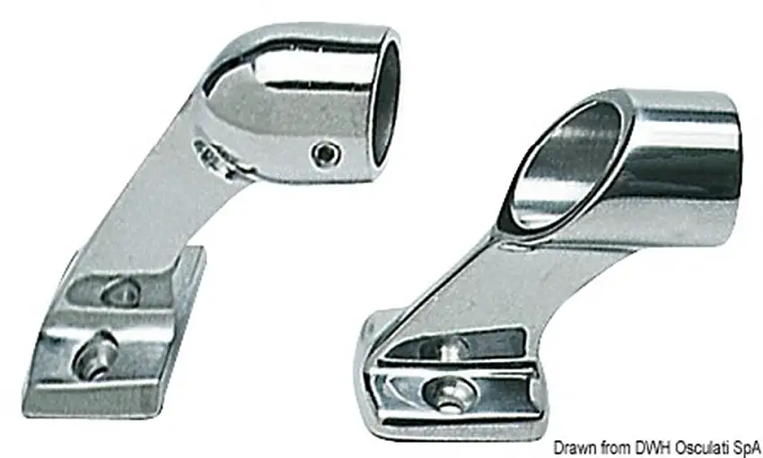 Centrale corrimano inox 22 mm