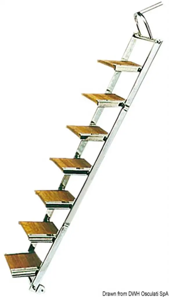 Passerella/scaletta in acciaio inox