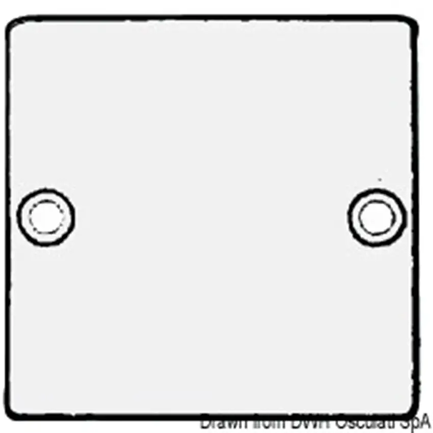 Anodo a placca rettangolare