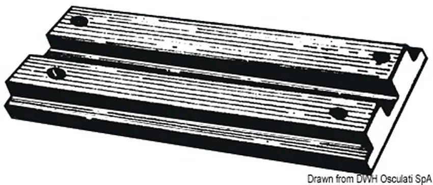 Anodo alluminio FB Mercury/Mariner 30/200 HP
