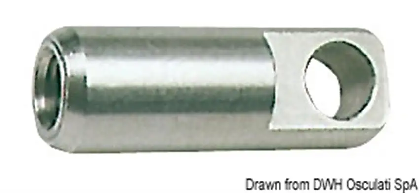 Terminale ad occhiello in acciaio inox