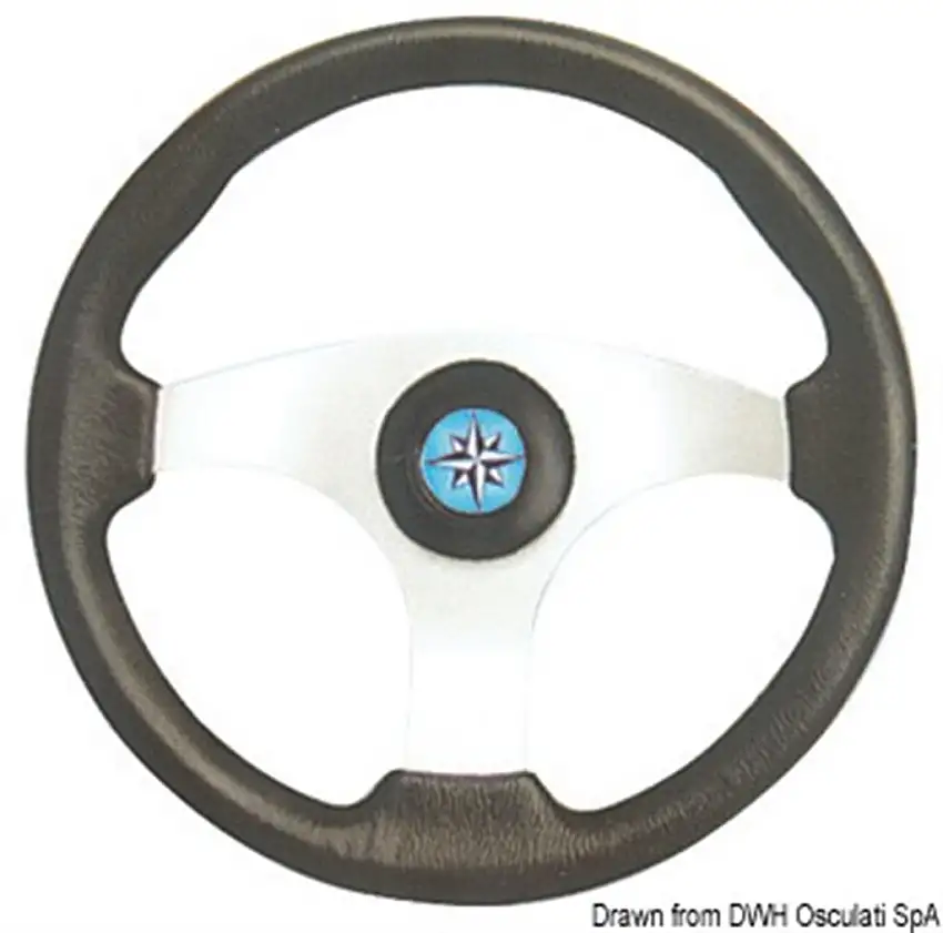 Volante Technic nero/argento