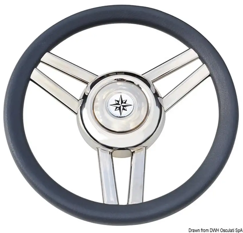 Volante Magnifico 3 razze Ø mm 350 grigio