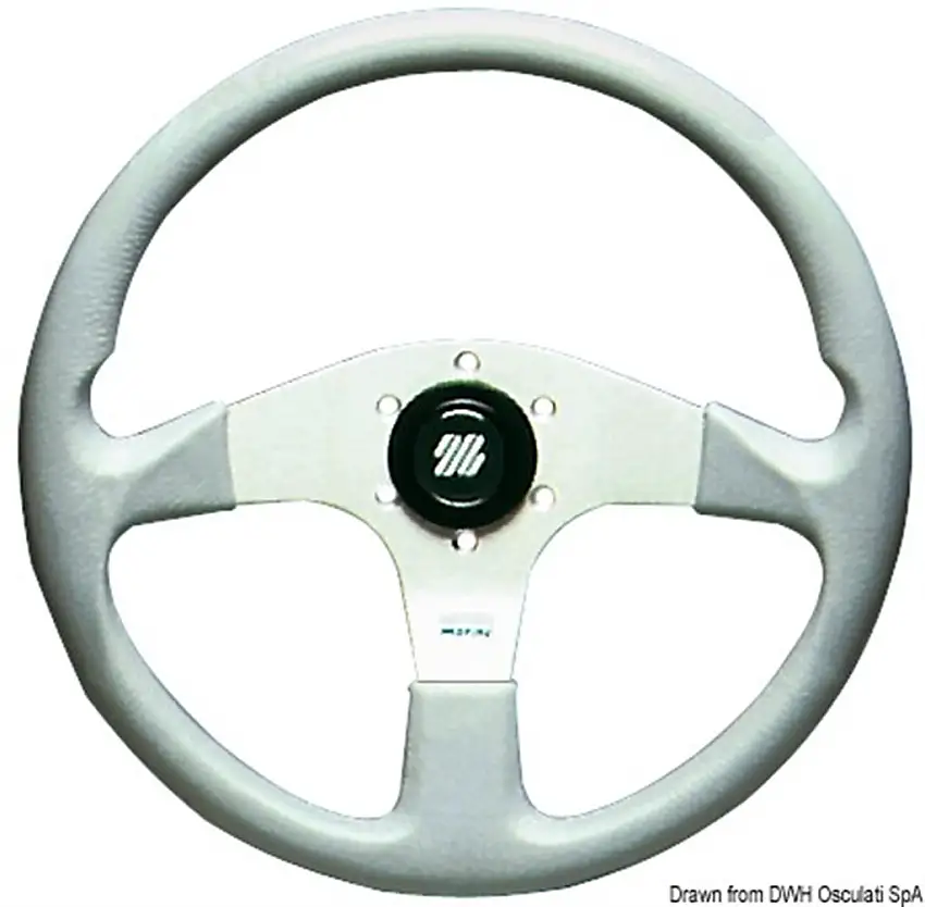 Volante Corsica grigio 350 mm