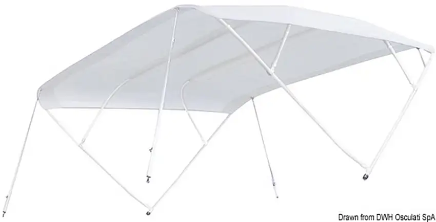 Tendina Fish 140/160 cm bianca