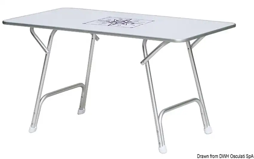 Tavolo pieghevole rettangolare 130 x 73 cm