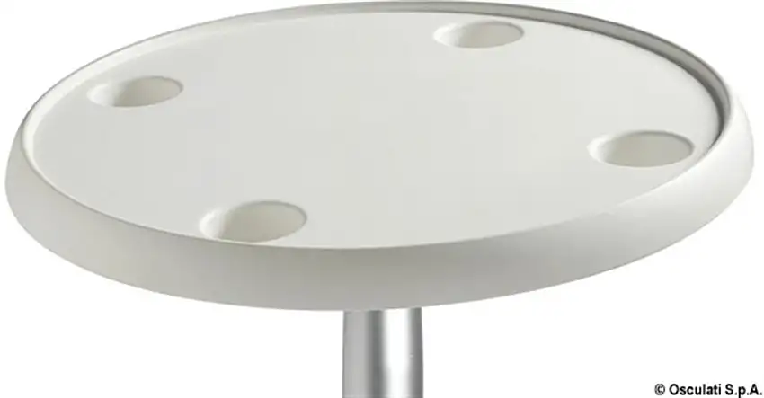 Tavolo tondo 610 mm bianco