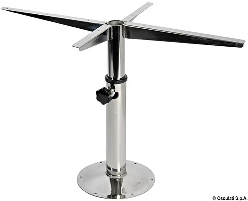 Supporto per tavolo girevole e telescopico