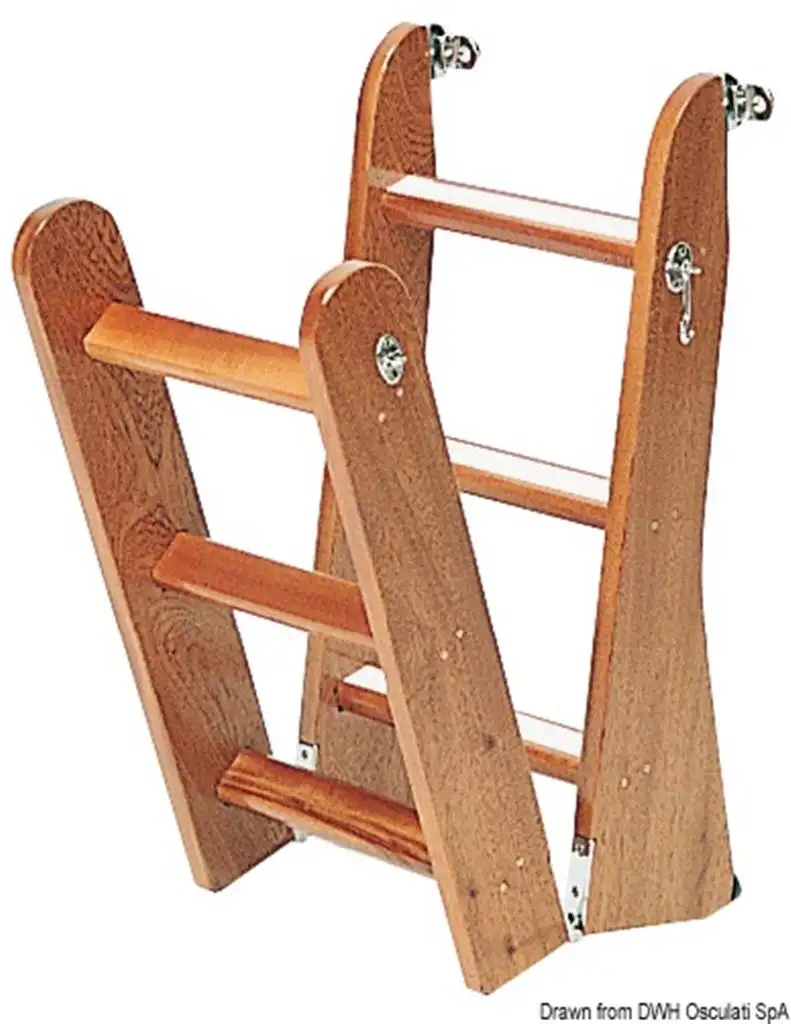 Scaletta legno 4 gradini