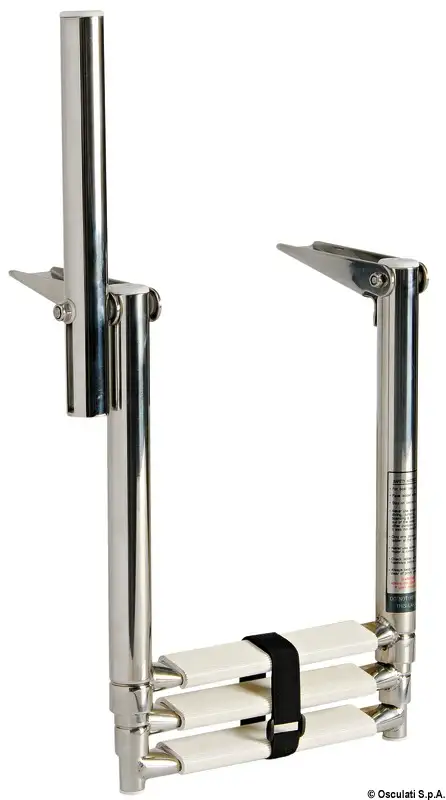 Scaletta 3 gradini con maniglia 240 mm