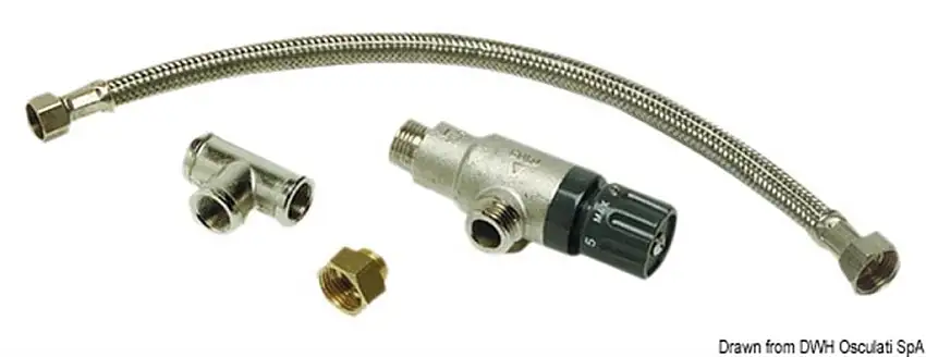 Miscelatore termostatico per scaldabagni