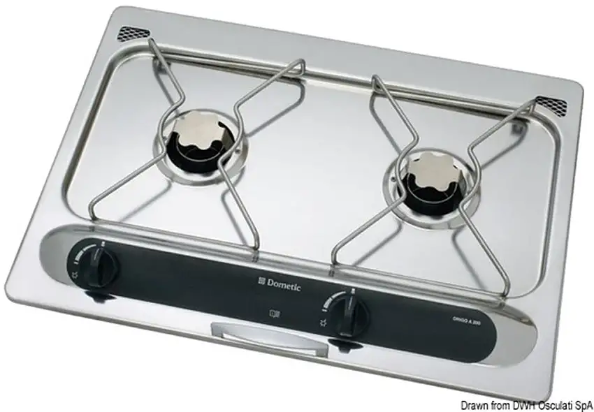 Cucina alcool 2 fuochi piezoelettrica