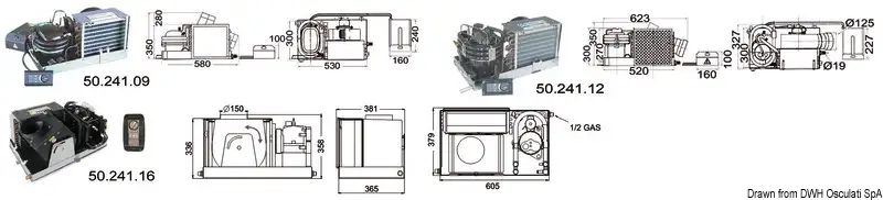 Kit accessori aria 2° uscita versione A
