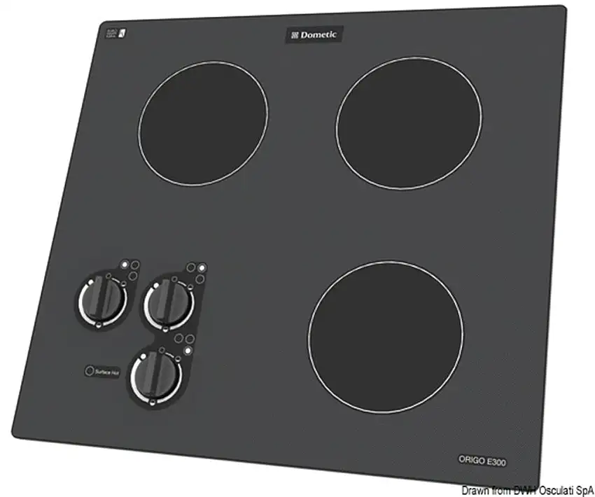 Piano cottura vetroceramica 3 piastre 220 V