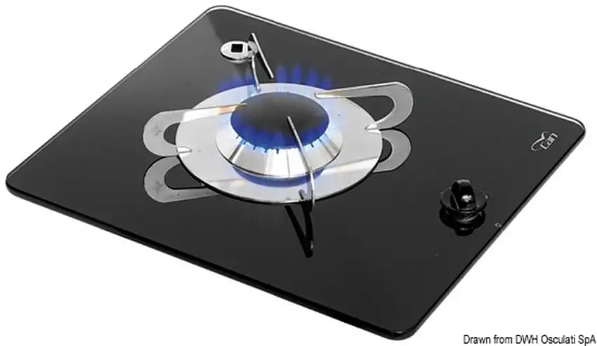 Piano a gas 1 fuoco 320 x 285 mm