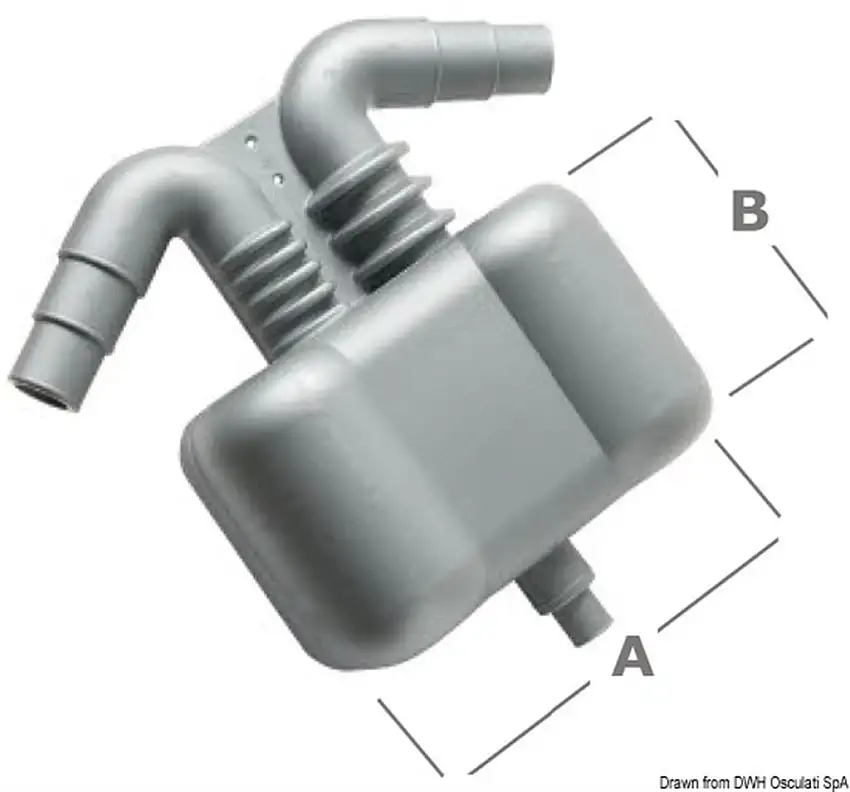 Separatore acqua/gas 2,5 l