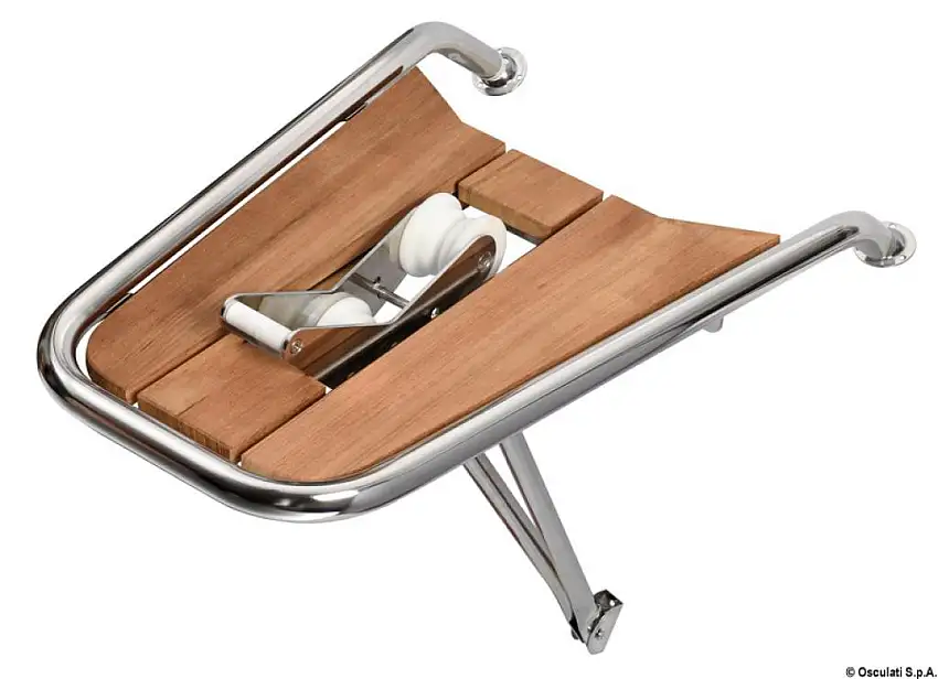 Delfiniera inox/teak con musone