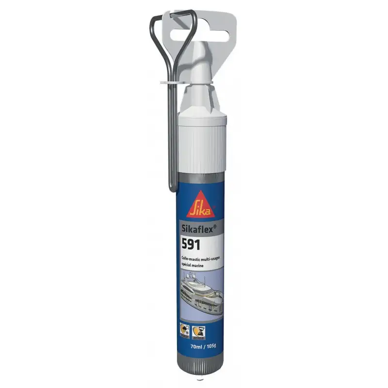 Adesivo ibrido ms polimero sikaflex 591 nero -70 ml
