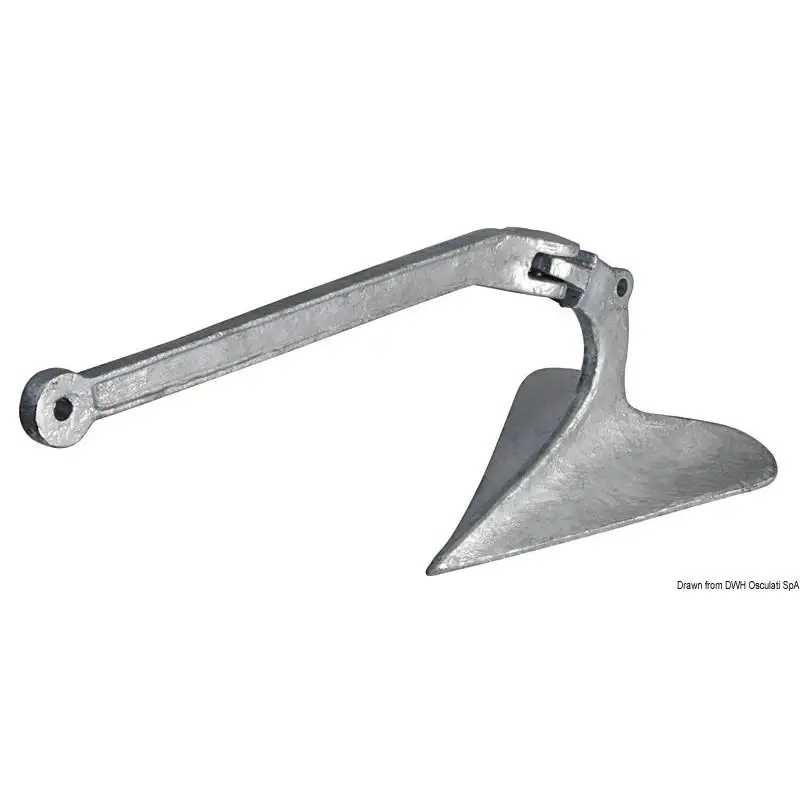 Ancora plough in acciaio galvanizzato