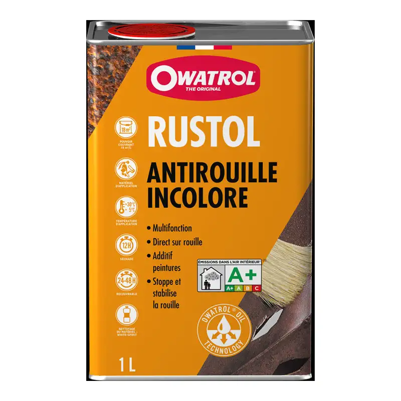 RUSTOL antiruggine incolore 0,5 litri - OWATROL