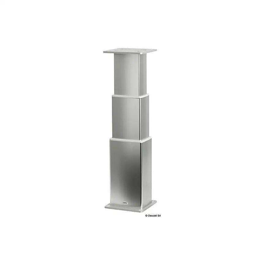 Base rettangolare in alluminio anodizzato 3 stadi 12V