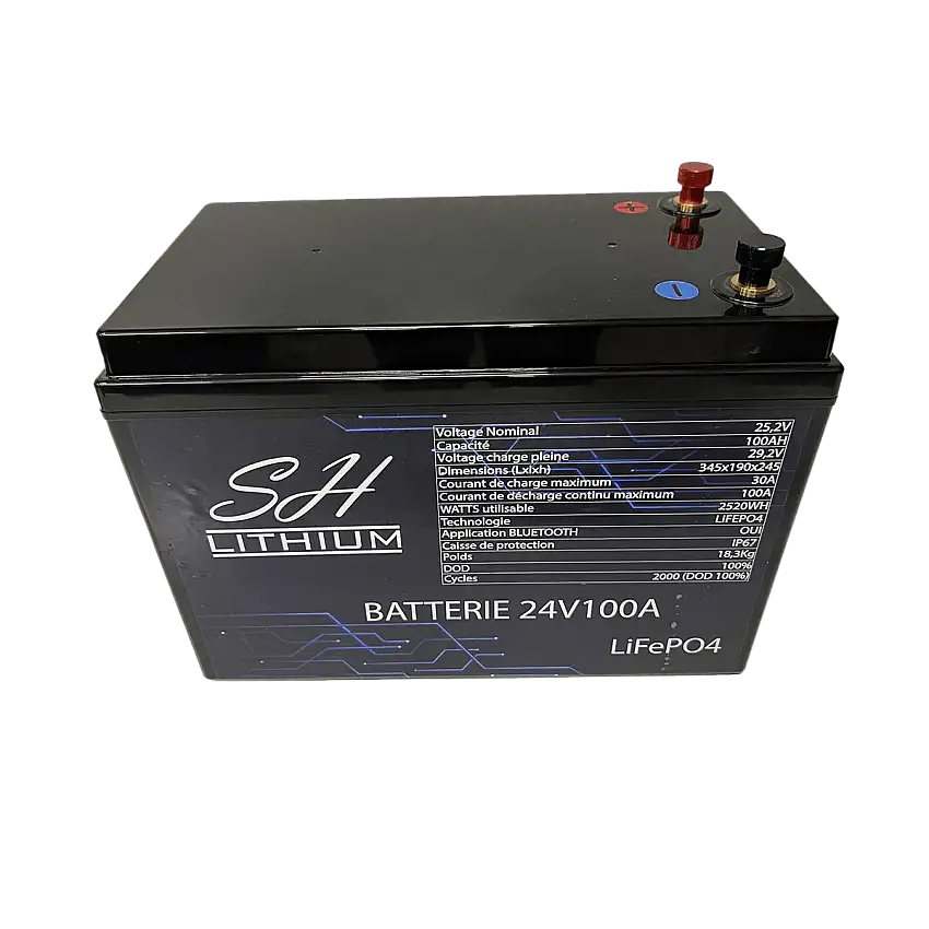 Batteria al litio LiFePO4 24V