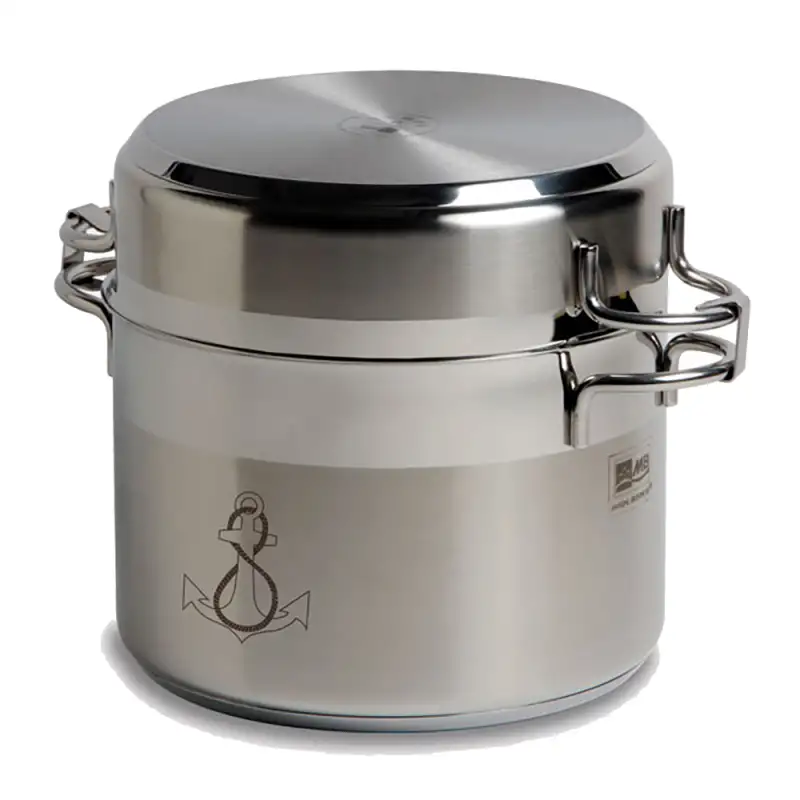 Batteria pentole impilabile grande 11 pz