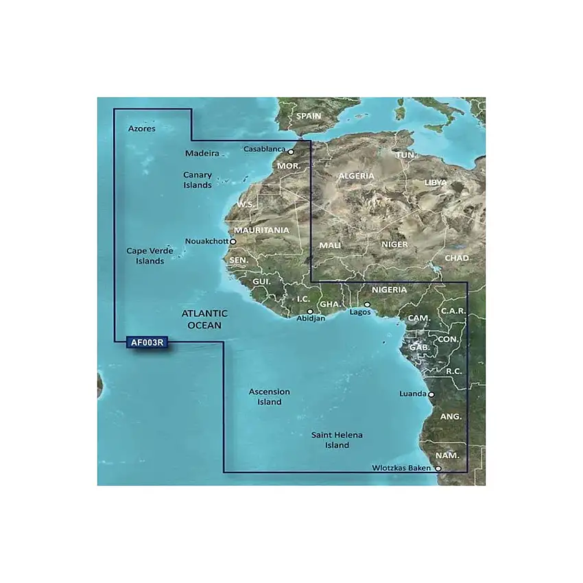 Bluechart G3 Vision Scheda regolare VAF003R