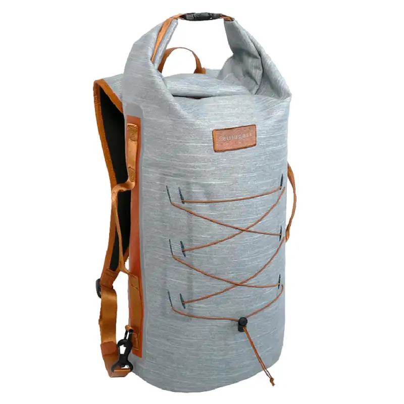 Borsa impermeabile zulupack indy 20l grigio-camoscio