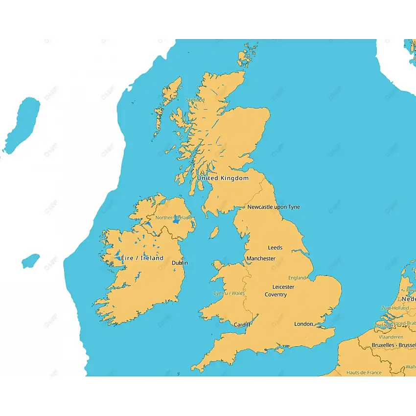 C-MAP Carta DISCOVER - Zona Regno Unito-