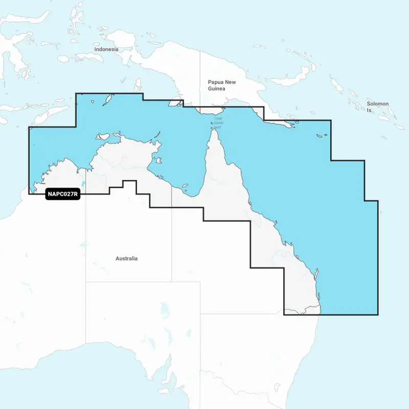 Carta Nautica Navionics+ Regular - Australia, Northeast NAPC027R