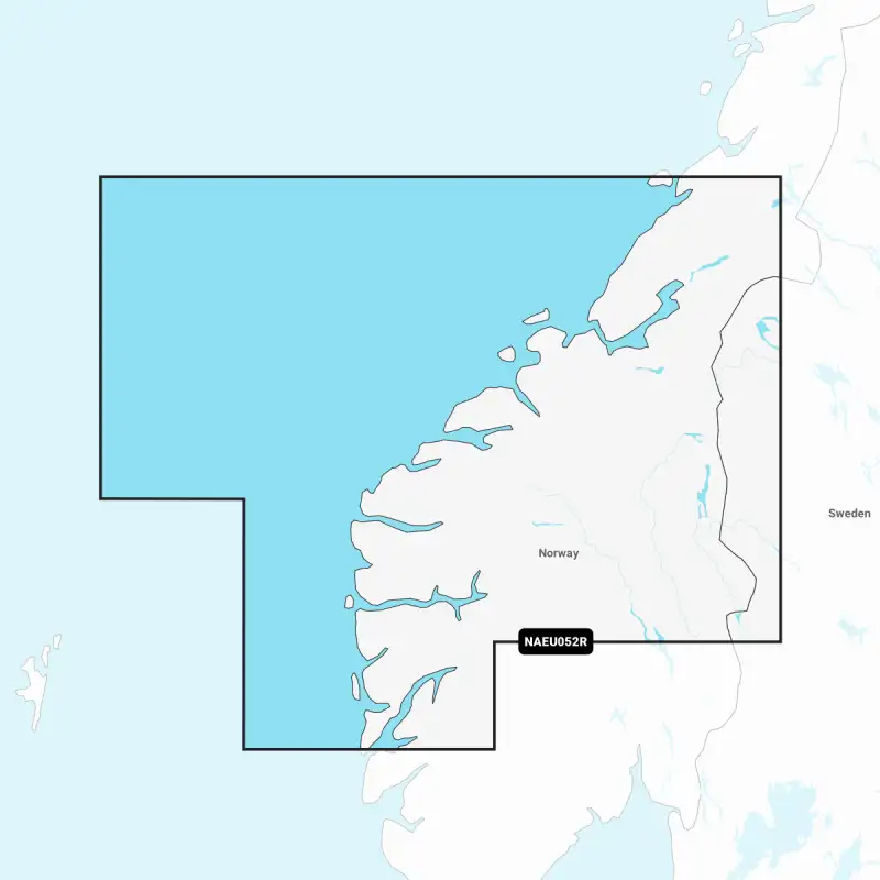 Carta Nautica Navionics+ Regular - Norway, Sognefjord - Svefjorden NAEU052R