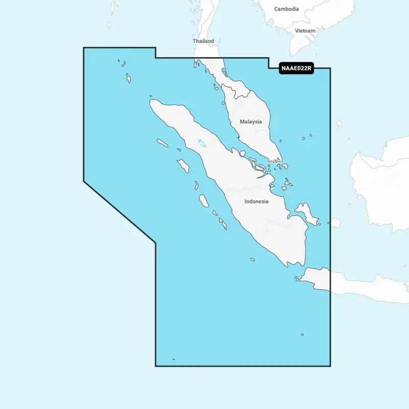 Carta Nautica Navionics+ Regular - Sumatra NAEU022R