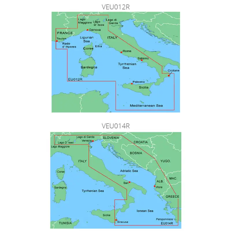 CARTOGRAFIA REGULAR MAR TIRRENO